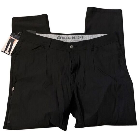 New Sierra Designs Women's Medium Black Hiking Pant - Picture 5 of 5